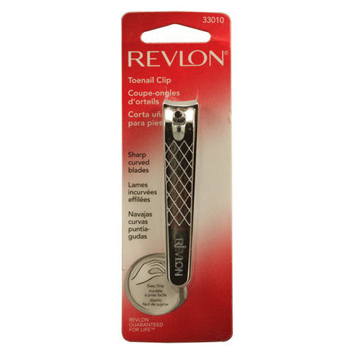 Revlon Toenail Clip With Sharp Curved Blades 33010, 1 ea